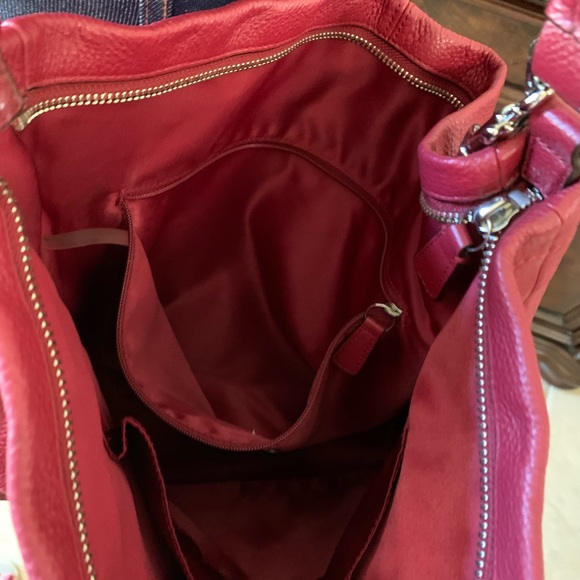 Coach Park Hono red leather bag and wallet EUC - Picture 12 of 15